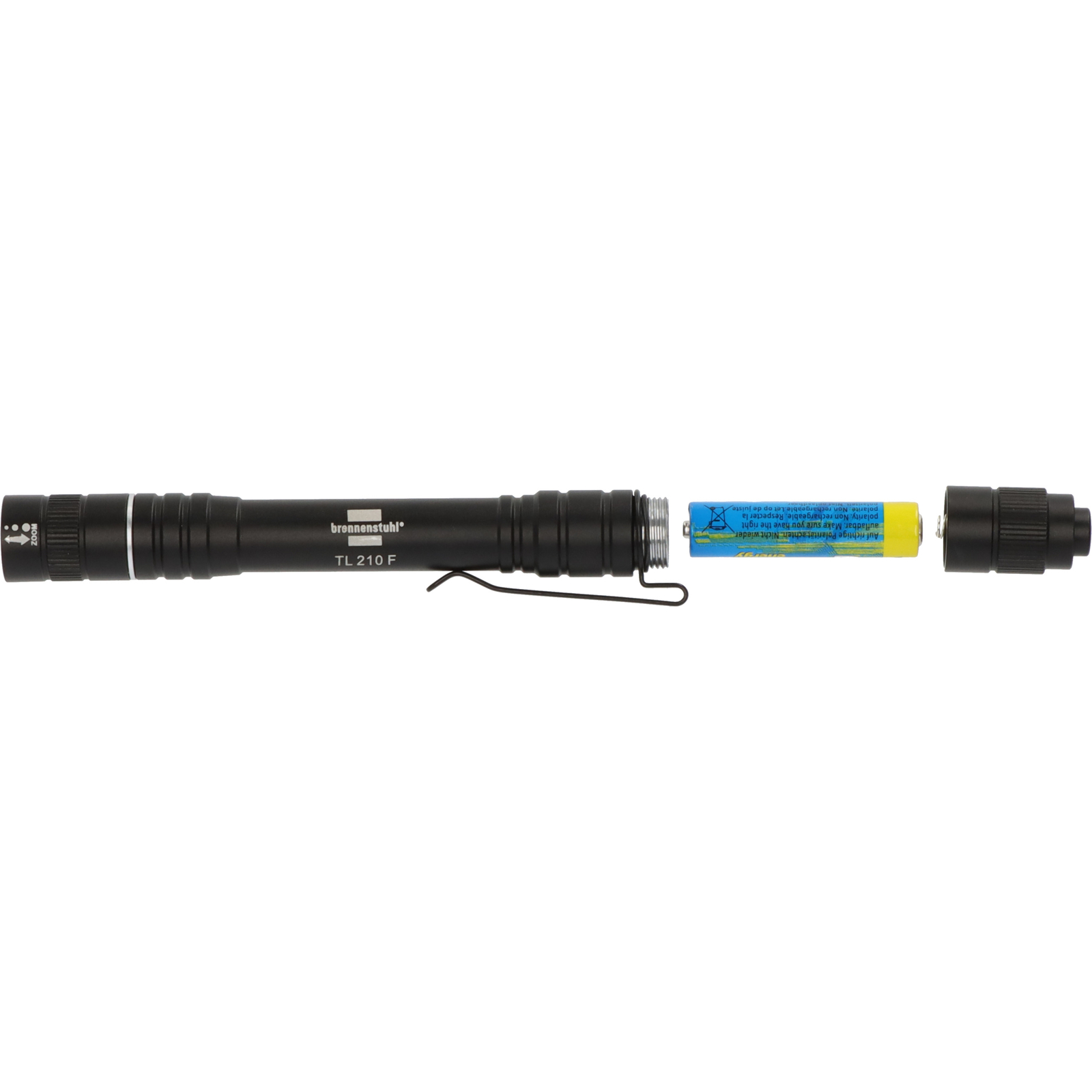 Lampe de poche LED TL 210 F LuxPremium alimentée par piles 180lm IP44 BRENNENSTUHL - 1173750002