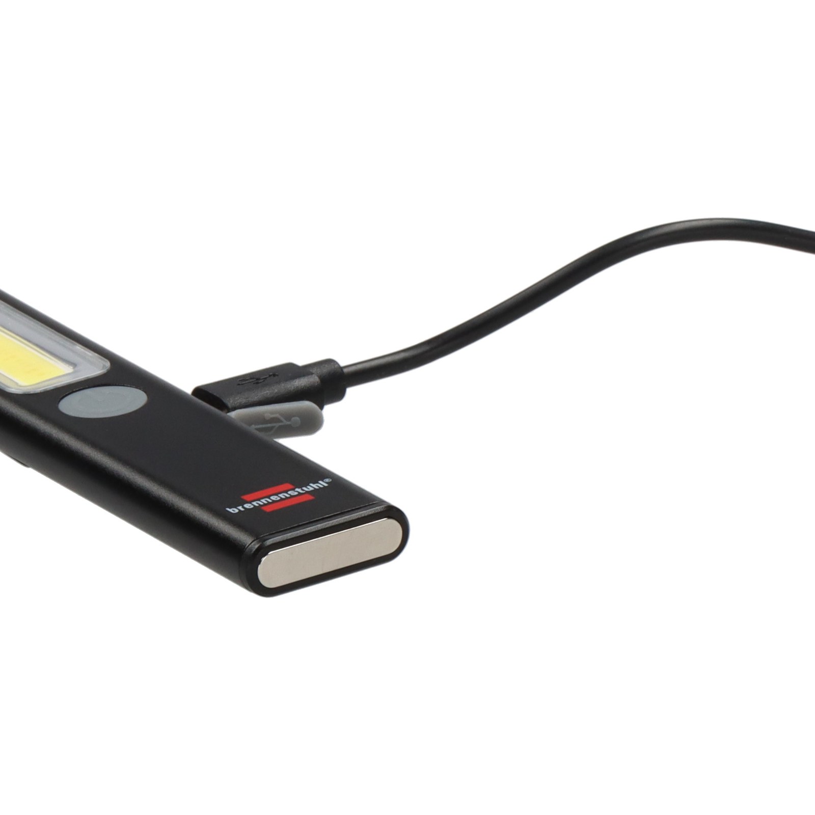 Lampe de poche LED PL 200 AC rechargeable 200lm 10 p. dans un présentoir auto-v BRENNENSTUHL - 1175590110