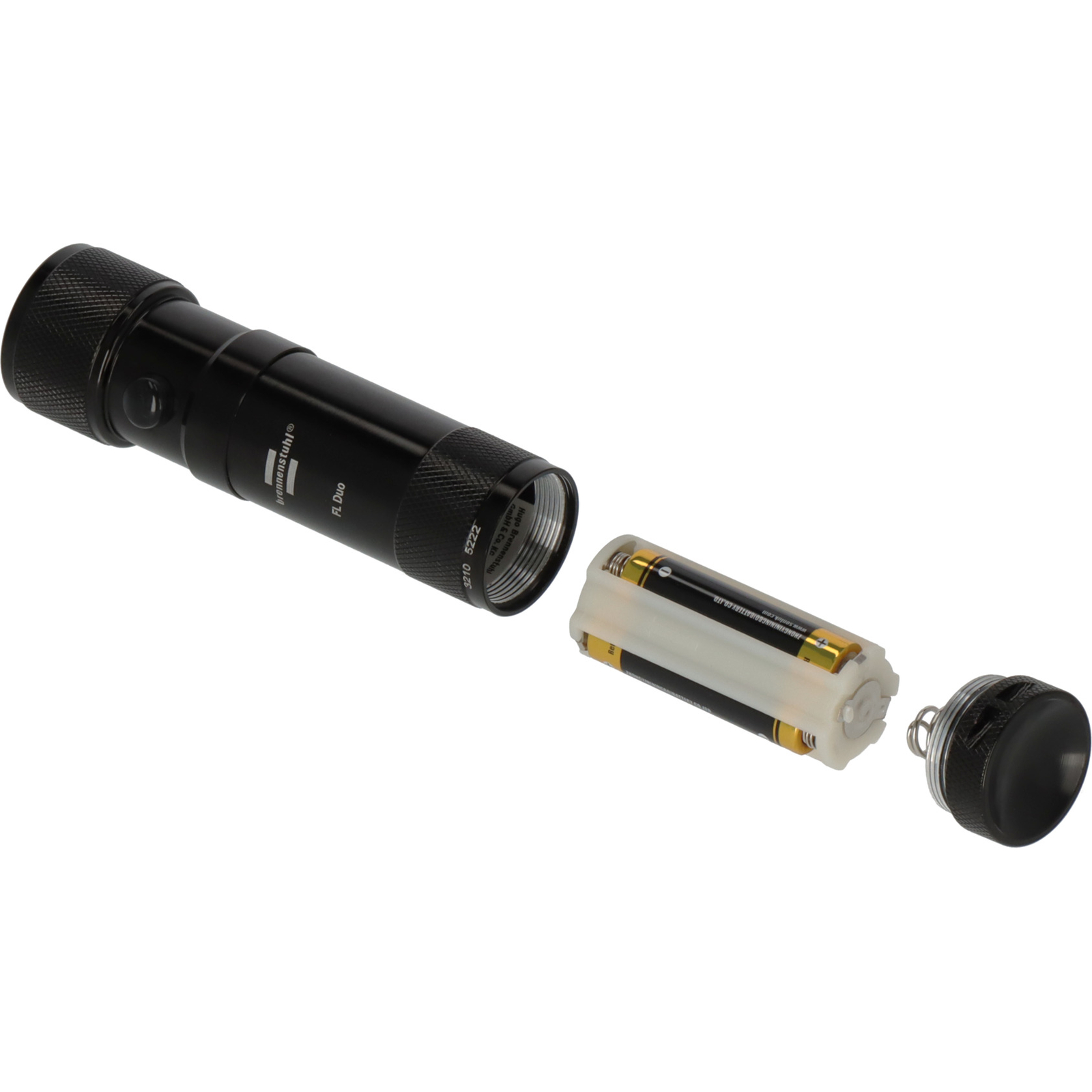 Lampe de poche LED Eco FL Duo 50lm alimentée par piles BRENNENSTUHL - 1179890100