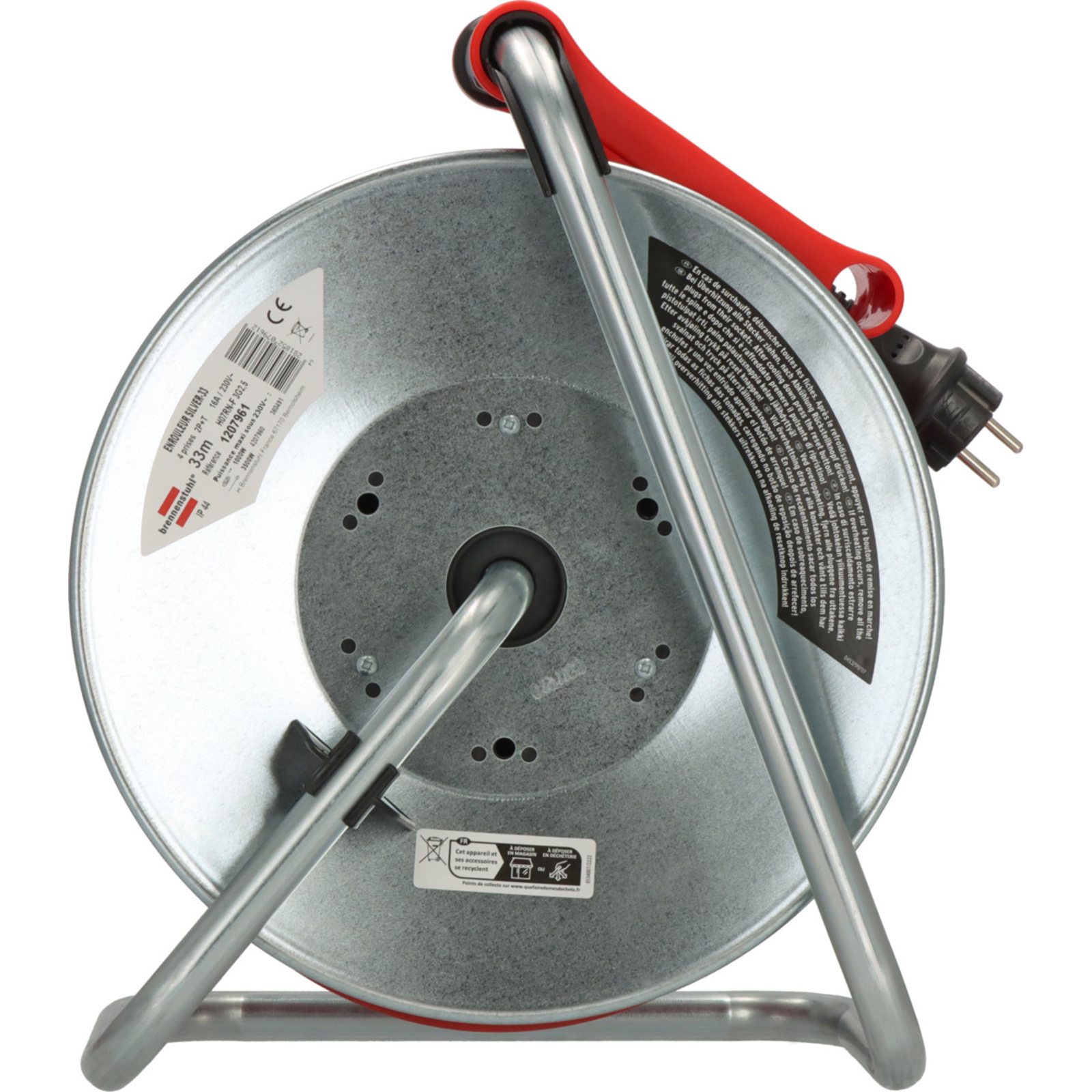 Enrouleur de câble SILVER-33 Professional 33m H07RN-F 3G2,5 IP44 BRENNENSTUHL - 1207961