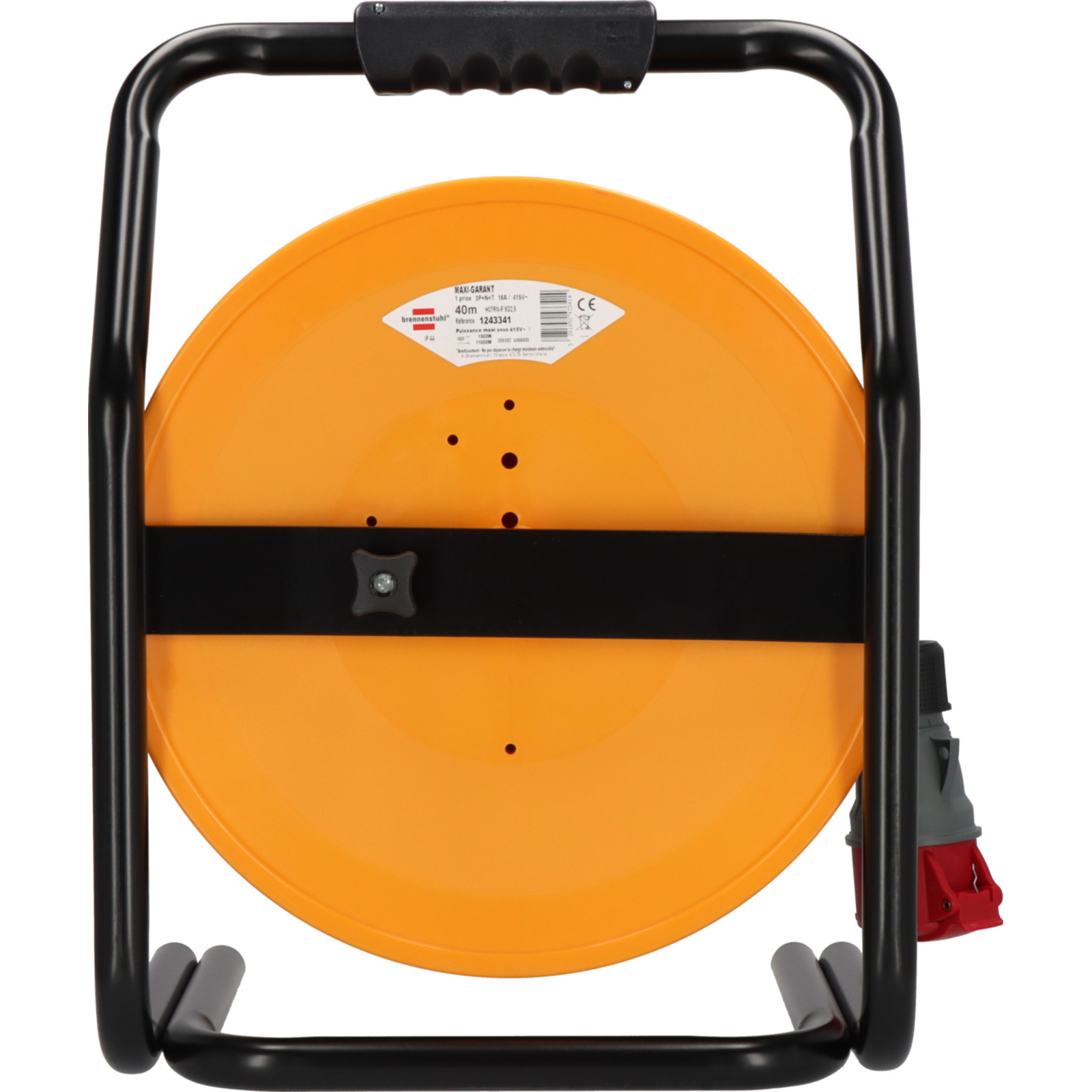 Enrouleur de câble Maxi Garant CEE 16A/415V 40m H07RN-F 5G2,5 IP44 BRENNENSTUHL - 1243341