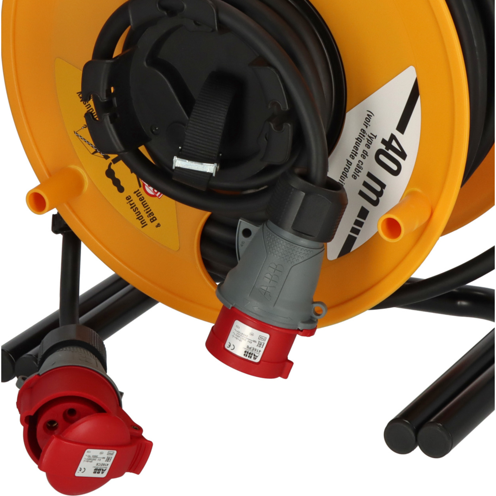 Enrouleur de câble Maxi Garant CEE 16A/415V 40m H07RN-F 5G2,5 IP44 BRENNENSTUHL - 1243341