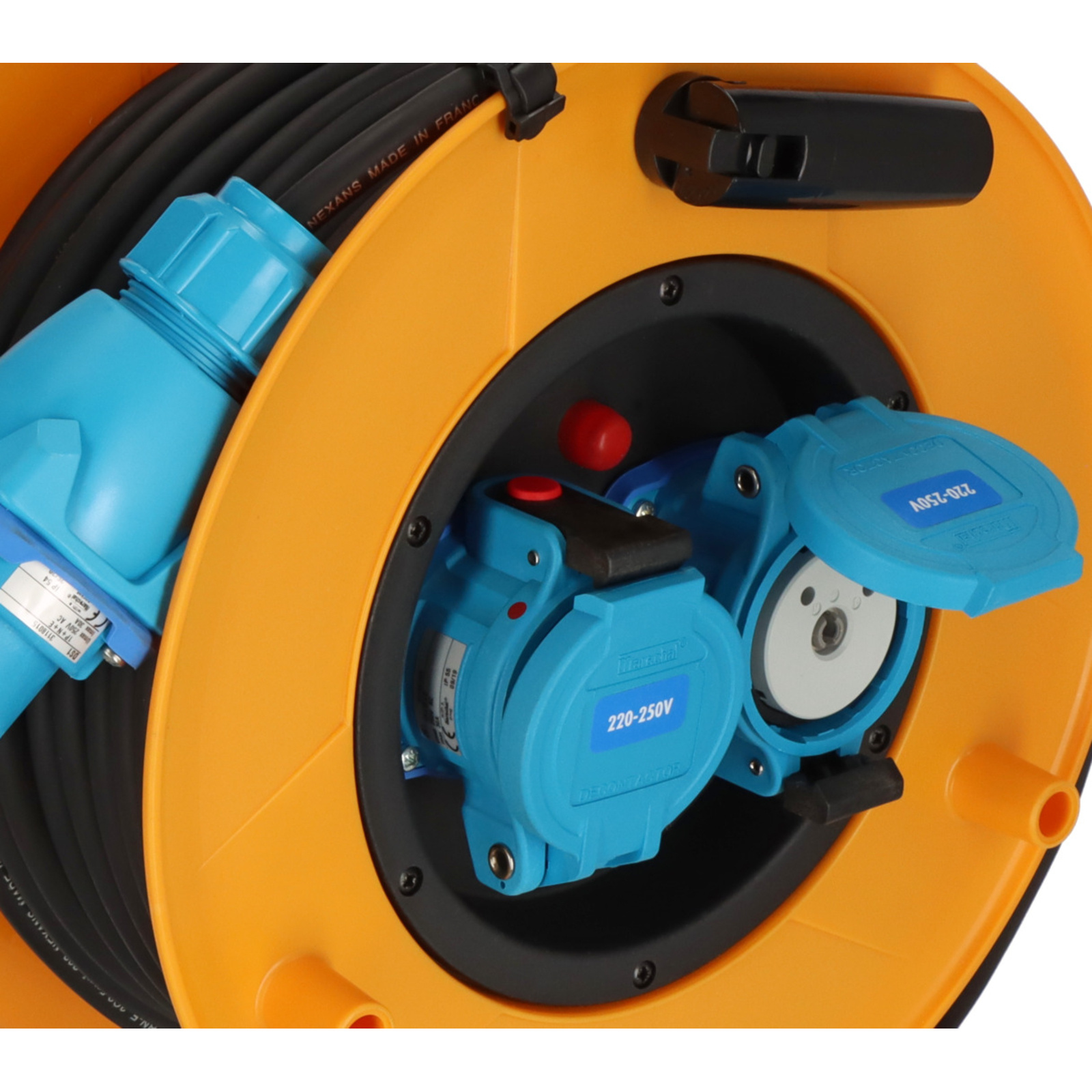 Enrouleur de câble SP25-25/2M avec connecteurs MARECHAL CEE 30A/230V 25m H07RN-F BRENNENSTUHL - 1243541