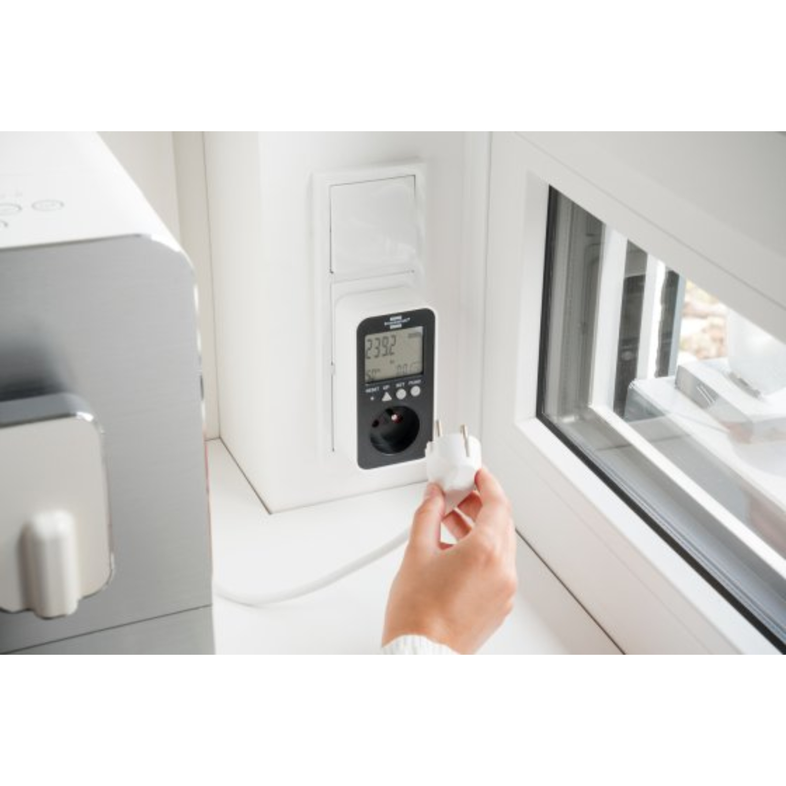 Wattmètre ECL EM-2 FR 3655 blanc/noir BRENNENSTUHL - 1506604100