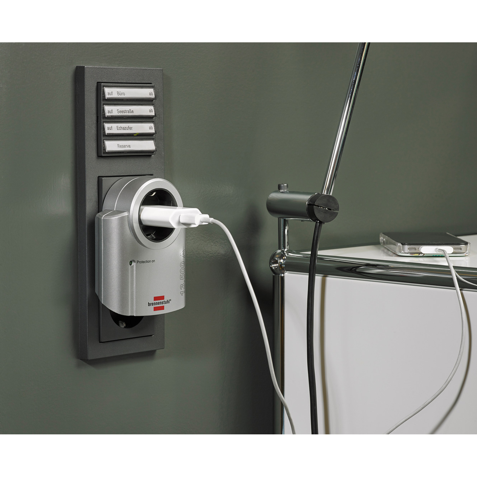 Prise parasurtenseur Primera-Line SP 230V 13.500A BRENNENSTUHL - 1506951