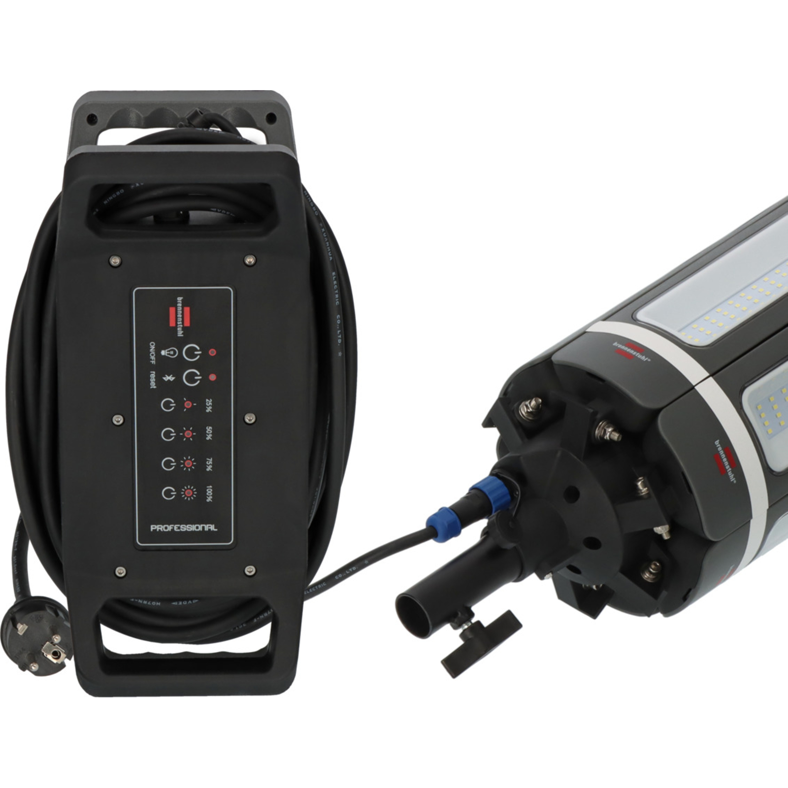 Projecteur LED 360° R42050 BT Professional 6,7m H07RN-F2x1,0 + 3,3m H05RN-F 2x1 BRENNENSTUHL - 9171410180