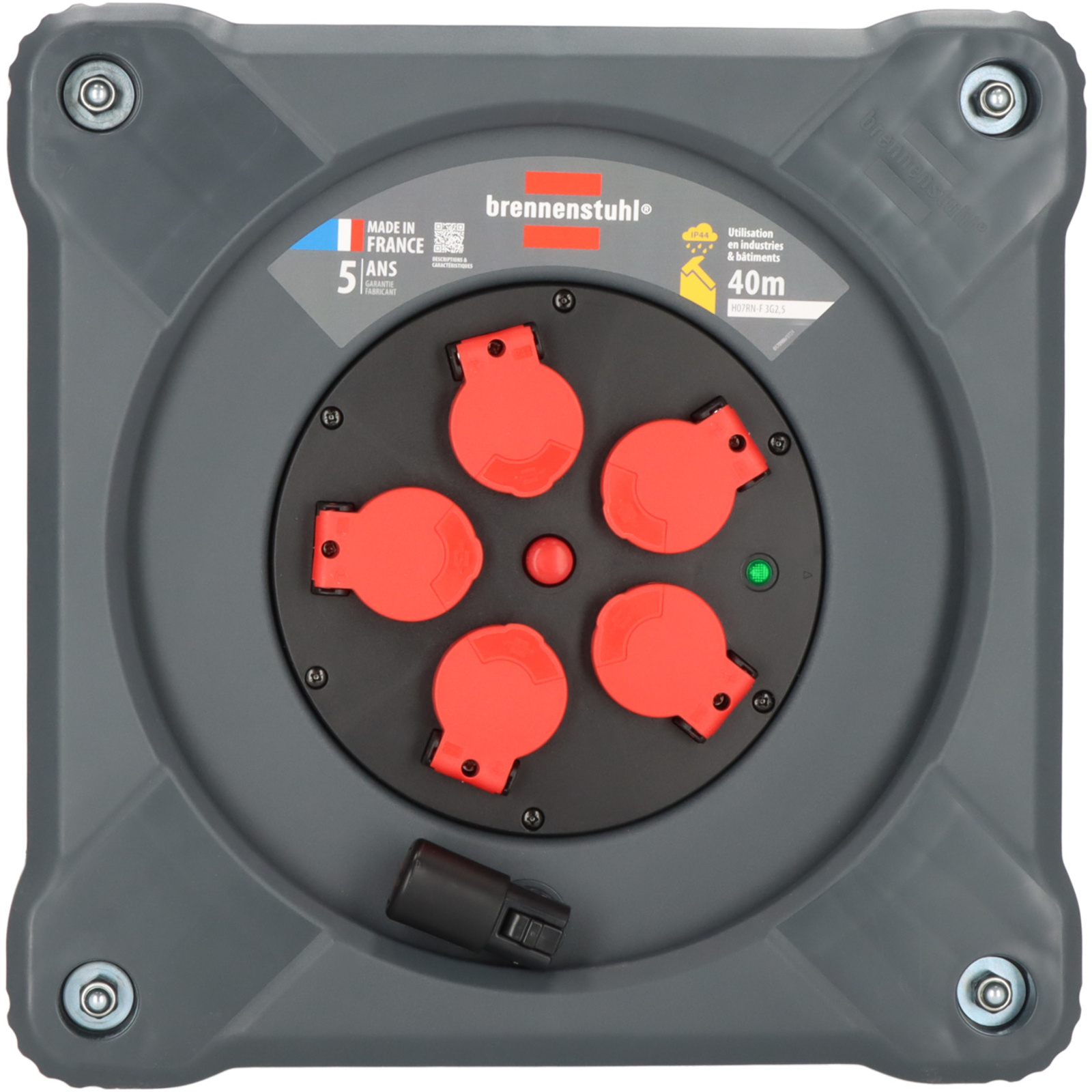 Enrouleur de câble KA 4201 5 Professional 40m H07RN-F 3G2,5 IP44 BRENNENSTUHL - 9202401110
