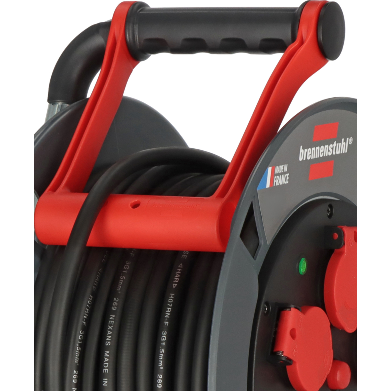 Enrouleur de câble 300 KU 2201 Professional 25m H07RN-F 3G2,5 IP44 BRENNENSTUHL - 9232201100