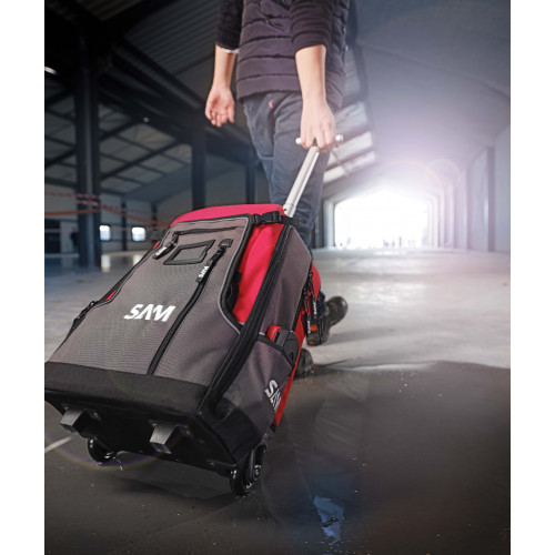Sac a dos de chantier 40 litres avec trolley SAM OUTILLAGE - BAG5N