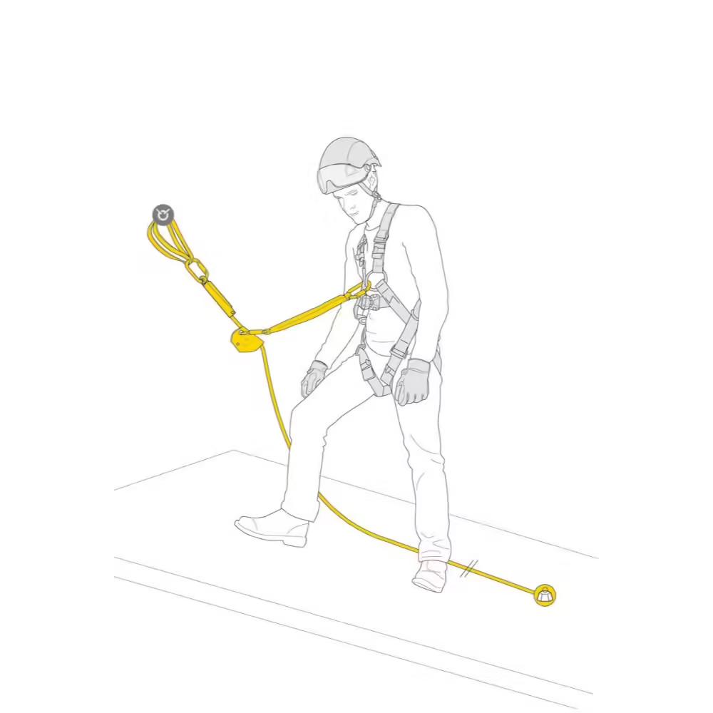 Kit Asap Lock Fall Arrest corde 20m taille 2 PETZL