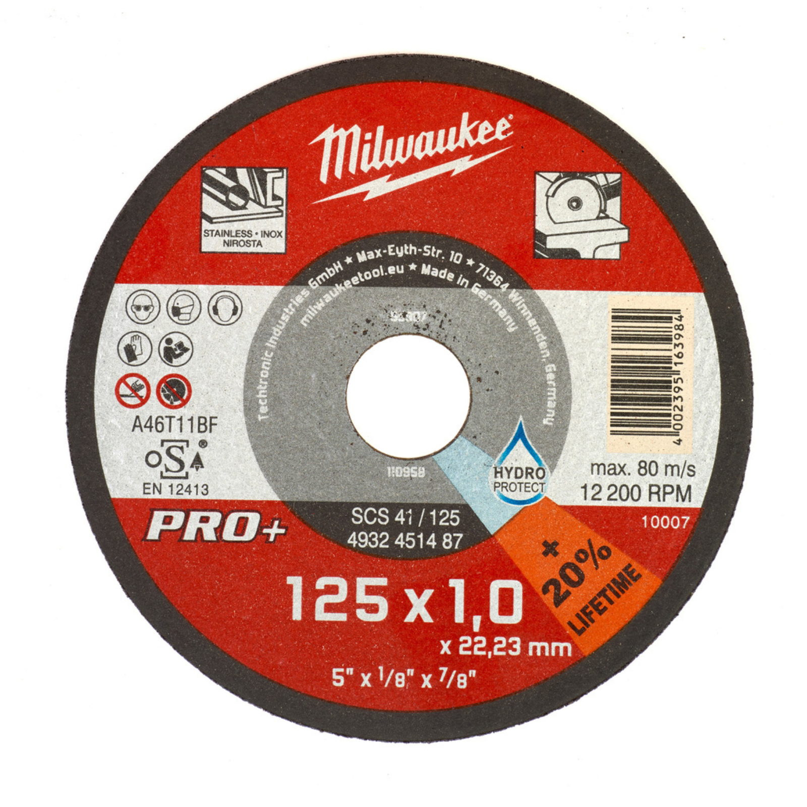 PACK MILWAUKEE RÉNO 4 MACHINES FUEL M18 FSAG125X-501B + BLIDR-0X + BLDDRC-0X + FCS552-0X 