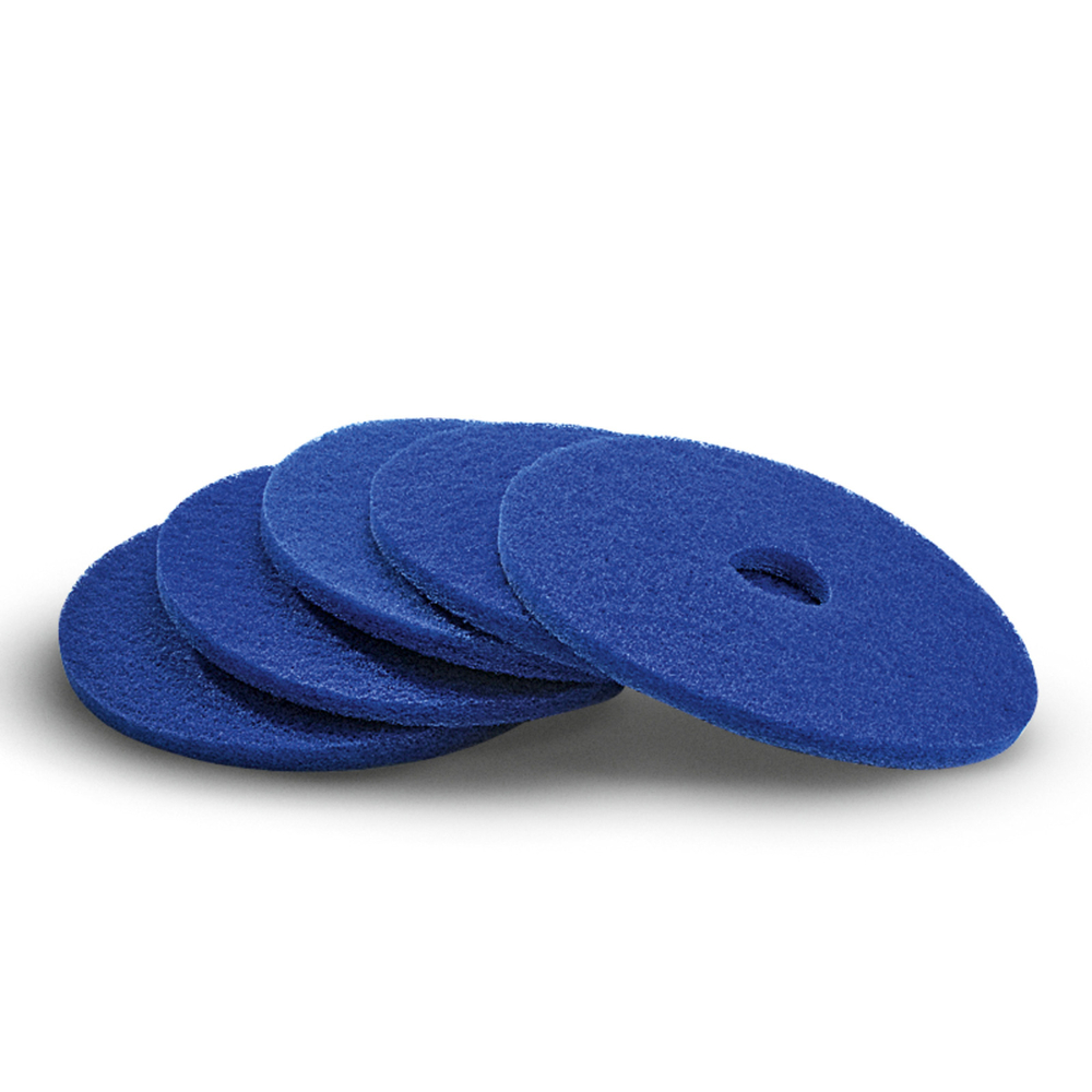 Monobrosse KÄRCHER BDS 43/DUO C - Pack complet prêt à l'emploi pour le nettoyage d'entretien des sols durs avec réservoir, pad bleu et RM 754