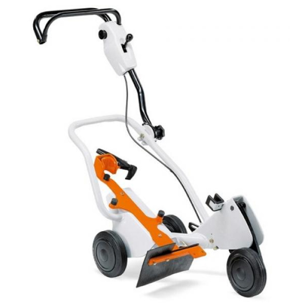 Découpeuse STIHL TS 410 Ø 300 mm avec chariot de guidage, indicateur du sens de coupe et réservoir d’eau 13 L spécial découpe au sol