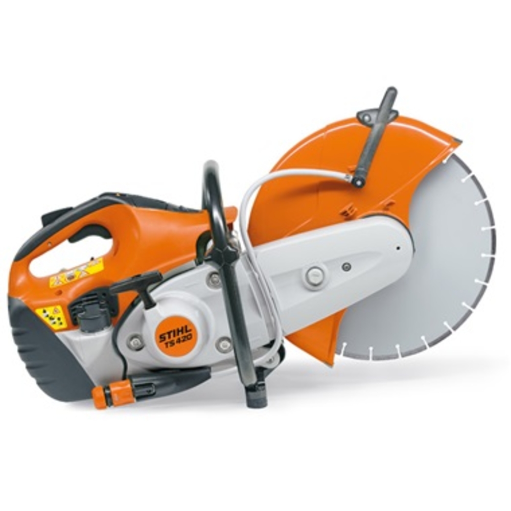 Découpeuse STIHL TS 420 Ø 350 mm - Pack prêt à l’emploi pour découpe à eau sur chantier
