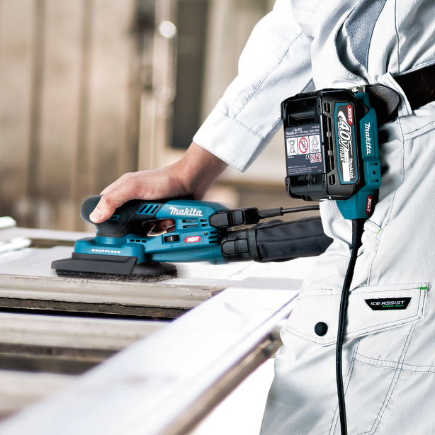 Ponceuse vibrante XGT 40V Li-Ion 80X130 mm outil seul - MAKITA - BO005CGZ