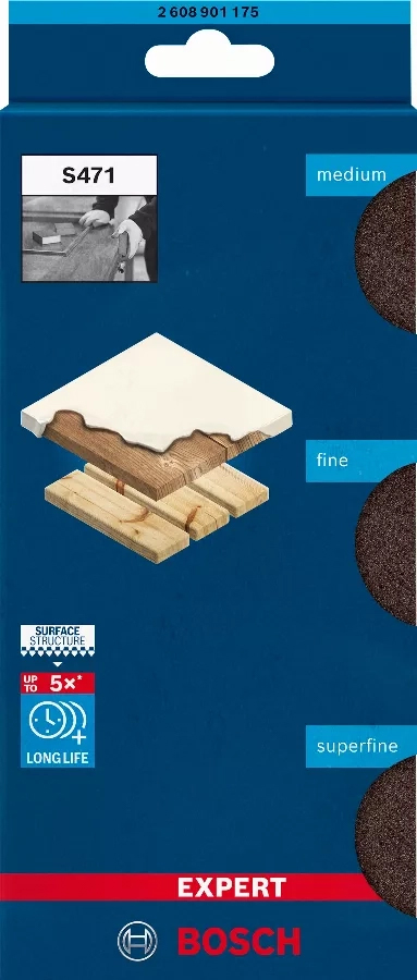 3 éponges abrasives BOSCH 