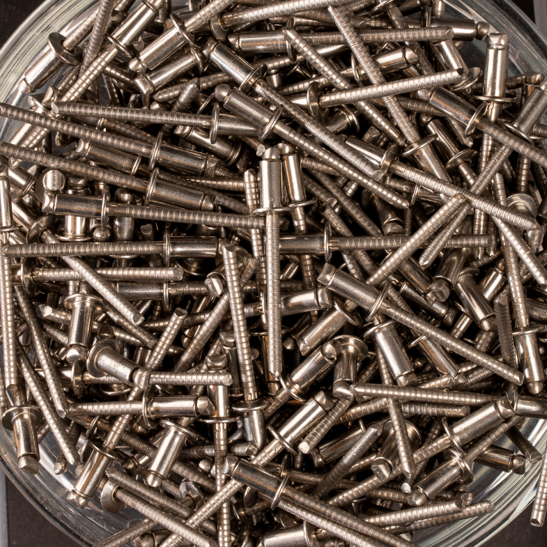 400 rivets standards à inox A2/inox A2 à tête plate à Ø4x8mm - SCELL-IT - BTD4008