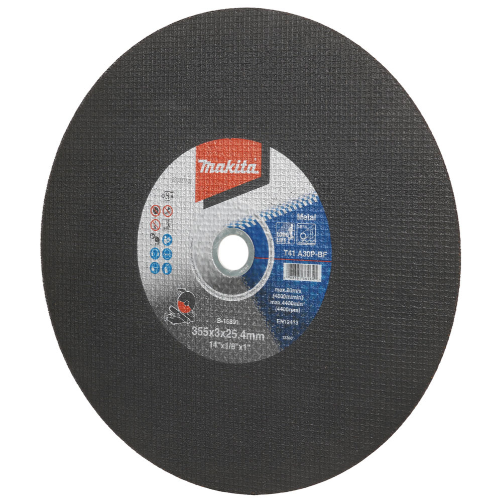 DISQUES A TRONÇONNER METAL 355X3 A30P 2G 5 PCS - MAKITA - B-16891-5