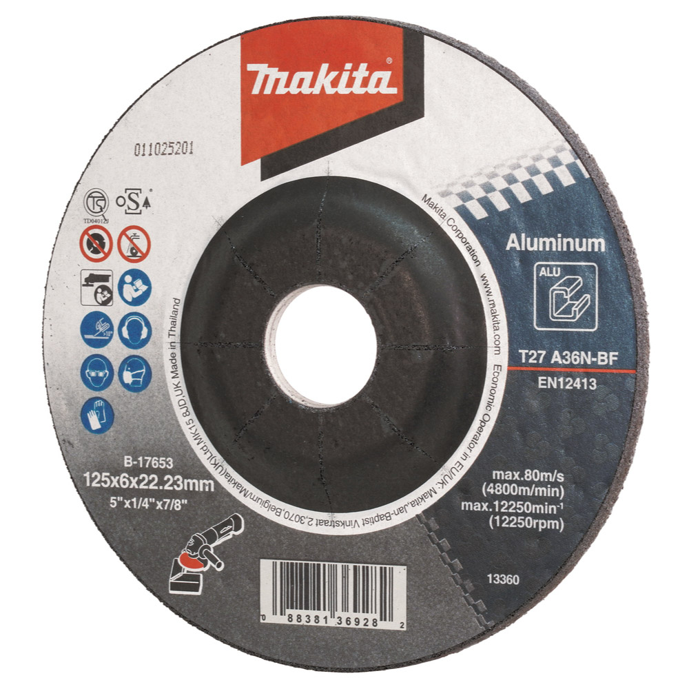 MEULE ALU 125X6 A36N 2G - MAKITA - B-17653