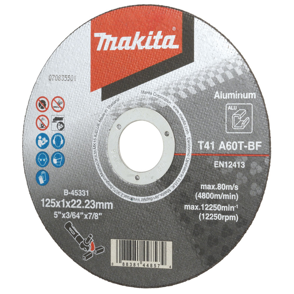 DISQ TRONÇ ALU 125x22,23MM 1,5MM A46NBF92 - MAKITA - B-45331