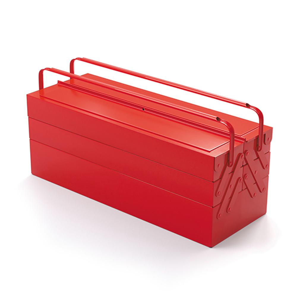 BOÎTE À OUTILS 5 COMPARTIMENTS 19L ROUGE - SORI - DIM 530 x 200 x 200MM- 782408