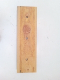 Contre lame de godet centrale reversible 3 trous en 1