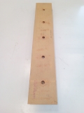 Contre lame de godet centrale reversible 5 trous en 7/8