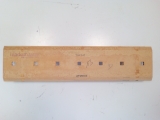 Contre lame de godet centrale reversible 7 trous en 7/8