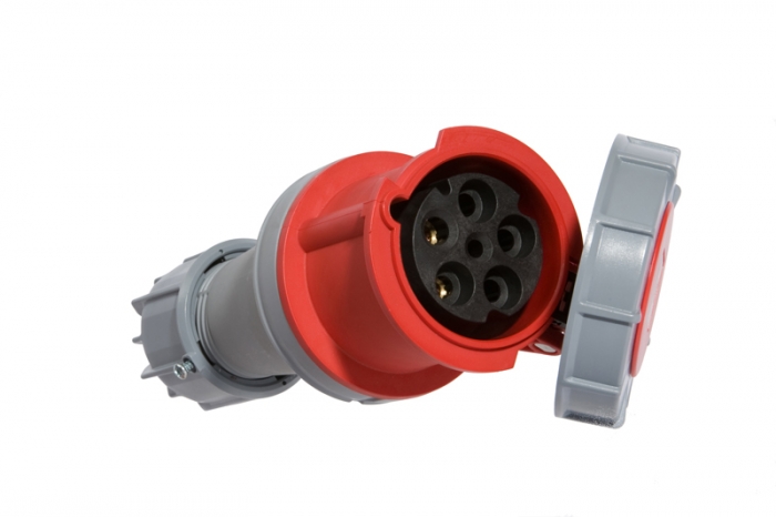 Prise mobile 415V 3P+T + pilot-CEBA-P17F4B63P