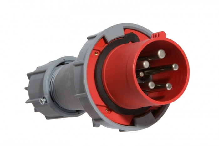 Fiche mâle 415V 3P+T 63A-CEBA-P17M4B63P