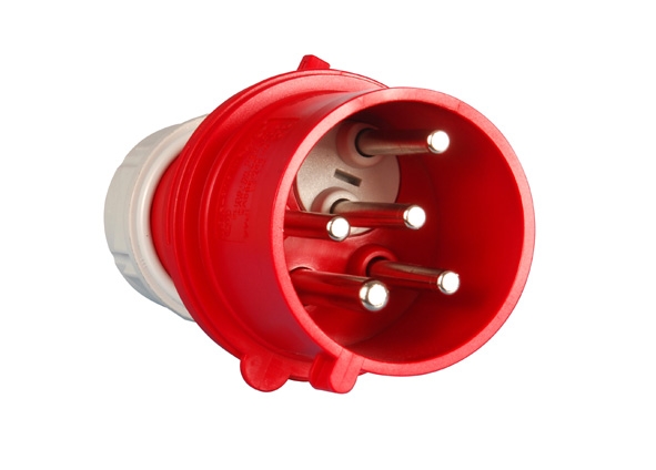 Fiche mâle 415V 3P+T 16A-CEBA-P17MI4B16T