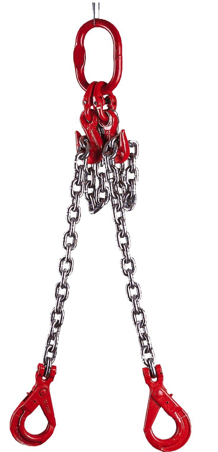 Elingue chaine 2 brins + 2 CROCHETS RACC D10MM  3,15T 3M COBALTIX -WC0253