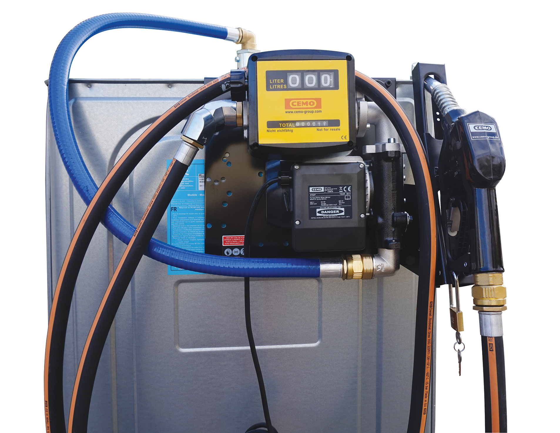 UNI PLATINE 1 000 litres CEMO - 9597A