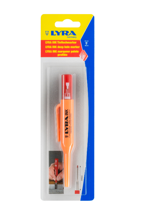 BLISTER 1 MARQUEUR POINTE PROFILEE ROUGE - LYRA - 4488001