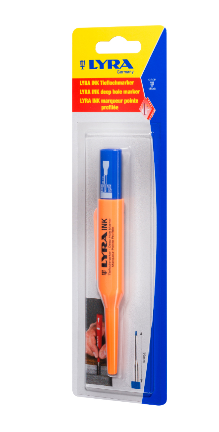 BLISTER 1 MARQUEUR LYRA POINTE PROFILÉE BLEU -4488002