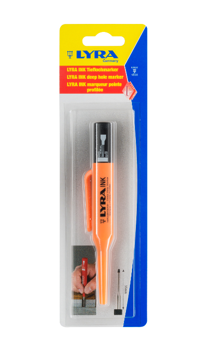 BLISTER 1 MARQUEUR LYRA POINTE PROFILÉE NOIR -4488003