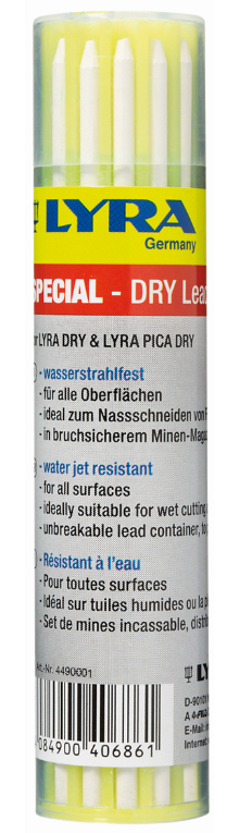 Etui 12 de Mines de Rechange LYRA DRY Spécial résistant à l'eau -4490001