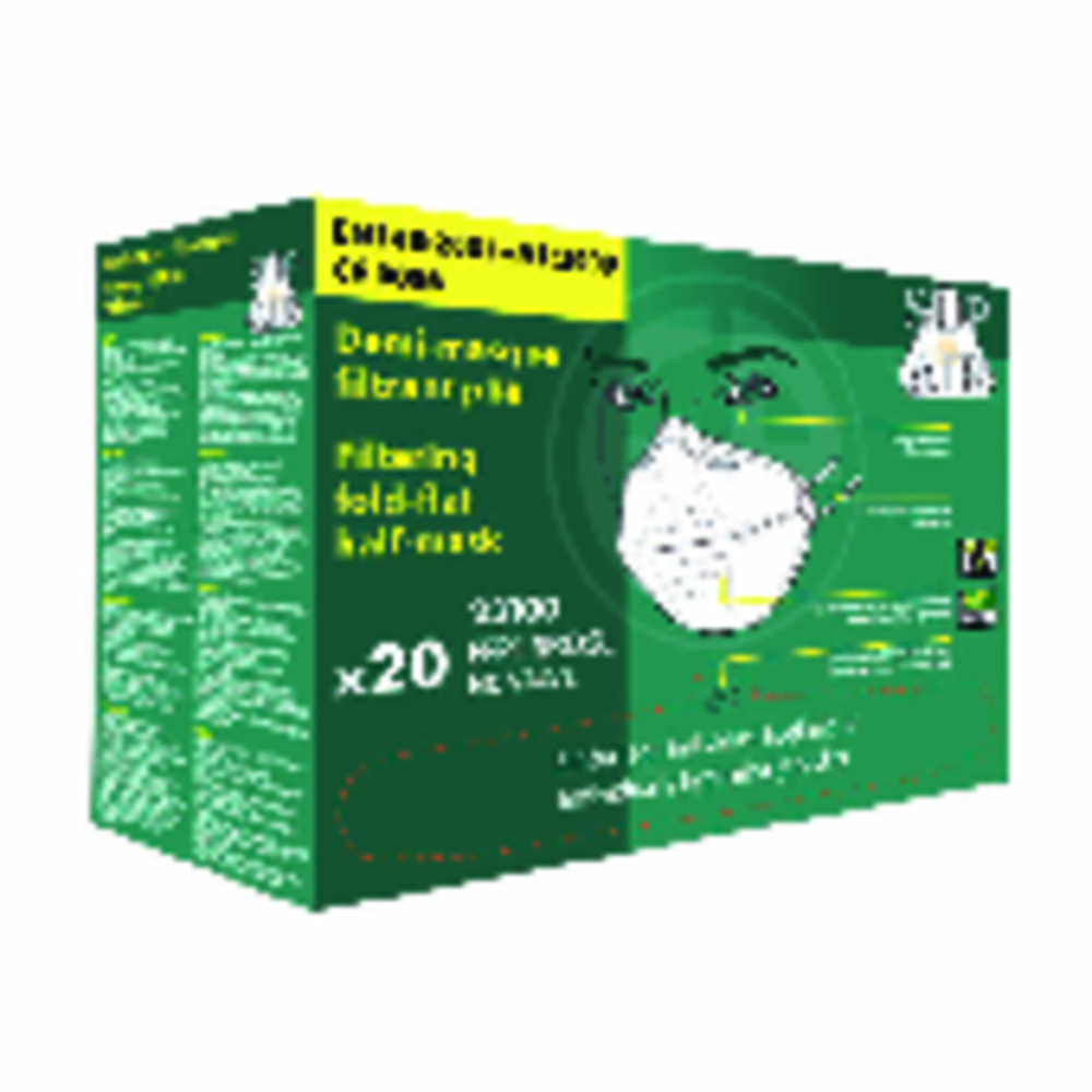 Masque pliable MO23100 FFP1 NR SL - Boîte de 20 pièces - COVERGUARD - 23100