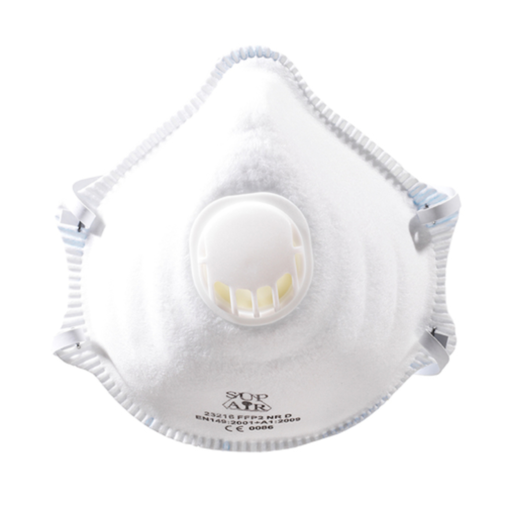 Masque ergonomique MO23216 FFP2 PREM'S - Boîte de 10 pièces - COVERGUARD - 23216