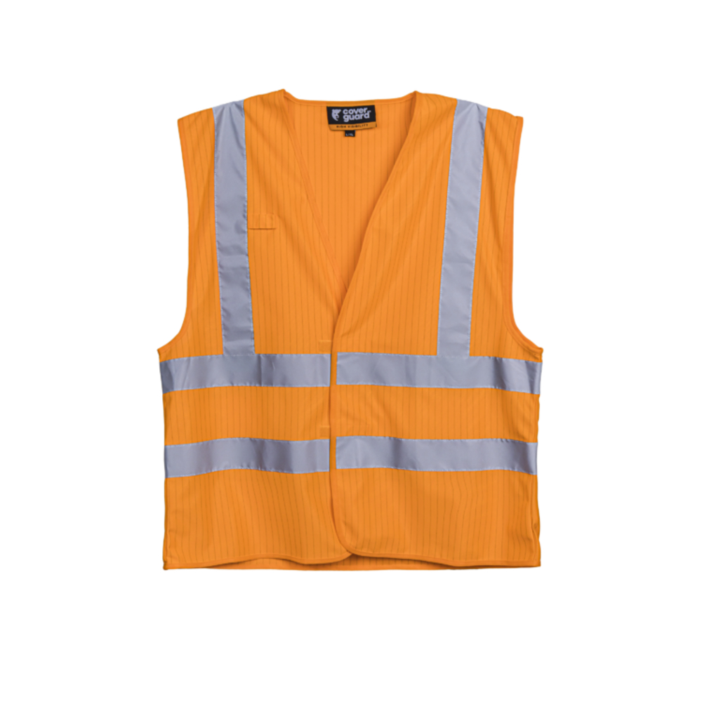 Gilet HODER orange fluo haute visibilité - COVERGUARD - 5HOD17000L