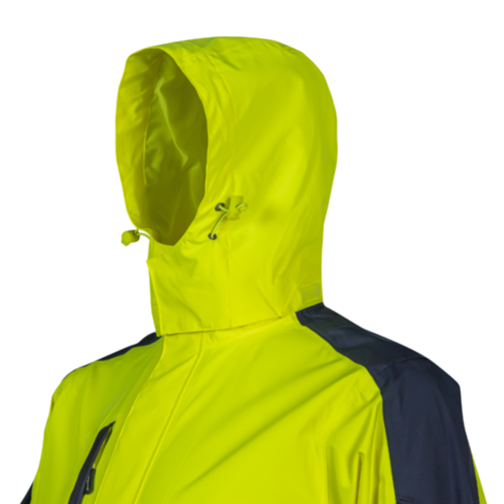 Veste de pluie Softshell HOTARU bleu marine/jaune - COVERGUARD - 5HOT16