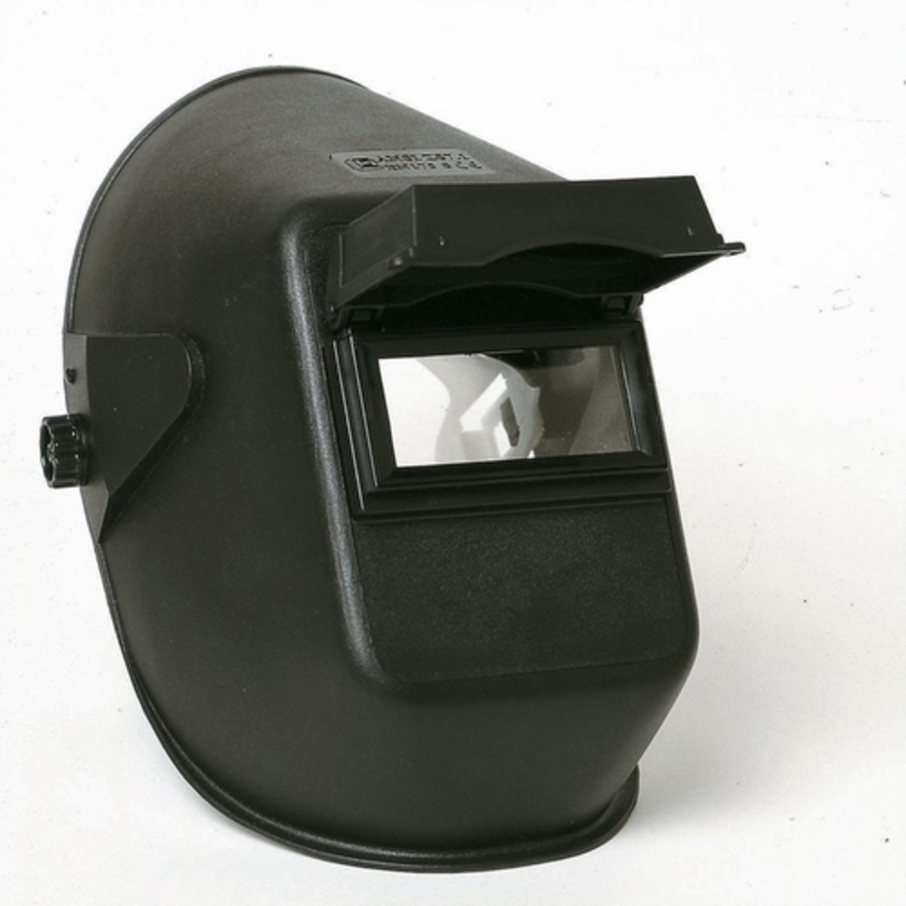 Cagoule de soudage ECRAN FACE RELEVABLE / FLIP UP SCREEN noir - COVERGUARD - 66600