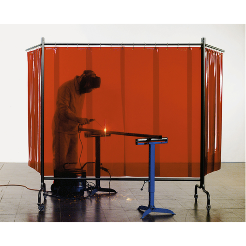 Rideau de soudage 3 volets LANSFLEX 4000 rouge - COVERGUARD - 66944