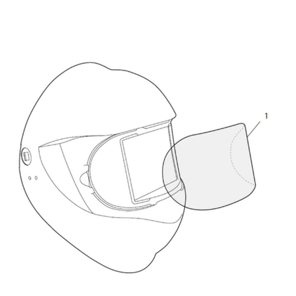 Face de protection extérieur MERCURIO - Lot de 10 - COVERGUARD - 6MER000NSI