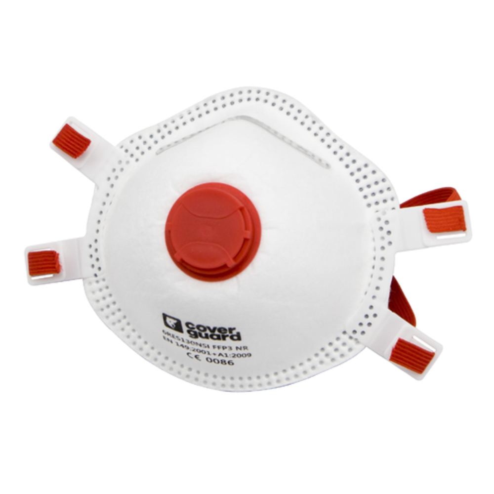 Masque coque FFP3 NR - Boîte de 10 - COVERGUARD - 6RES130NSI