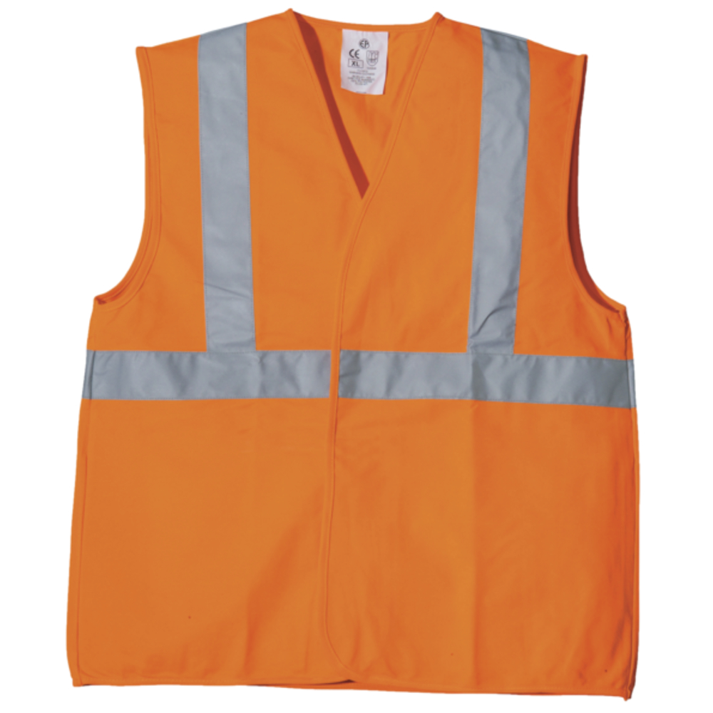 Gilet ECO Hi-viz YARD bande baudrier orange HV - XL classe 2 - COVERGUARD - 70226