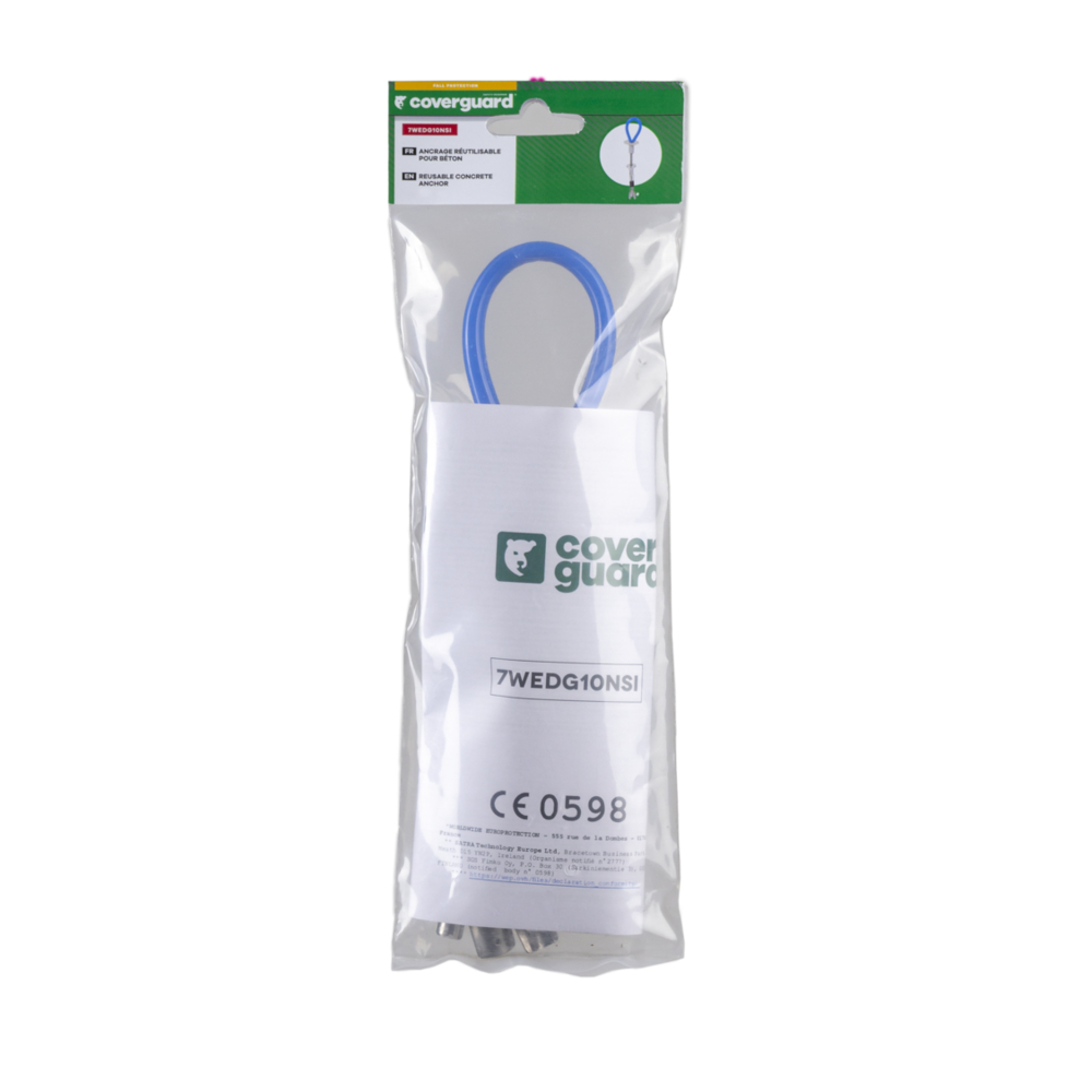Ancrages temporaires SKORA pour béton - COVERGUARD - 7WEDG10NSI
