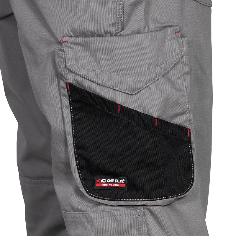 Salopette POCKET gris/noir - COFRA - V000-0-01