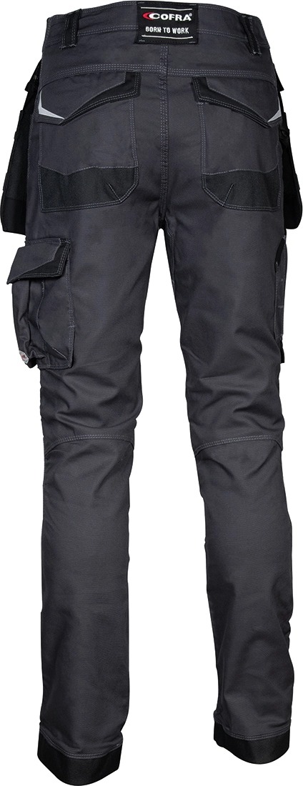 Pantalon Multipoche GONDOMAR anthracite noir - Taille standard - COFRA - V486-0-06