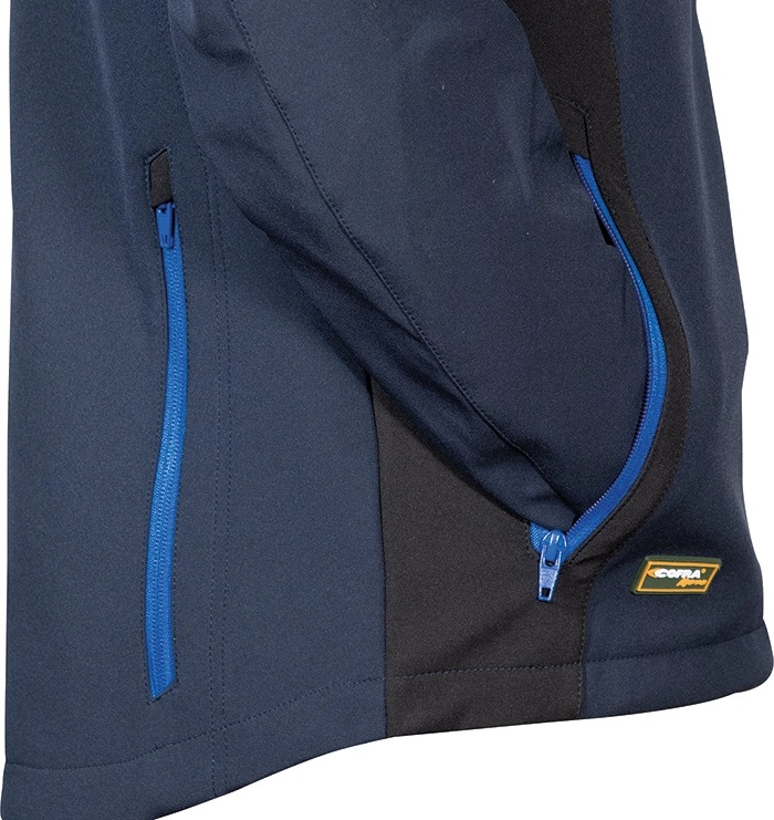 Veste Softshell KLARBO bleu/noir/royal - Taille standard - COFRA - V552-0-02